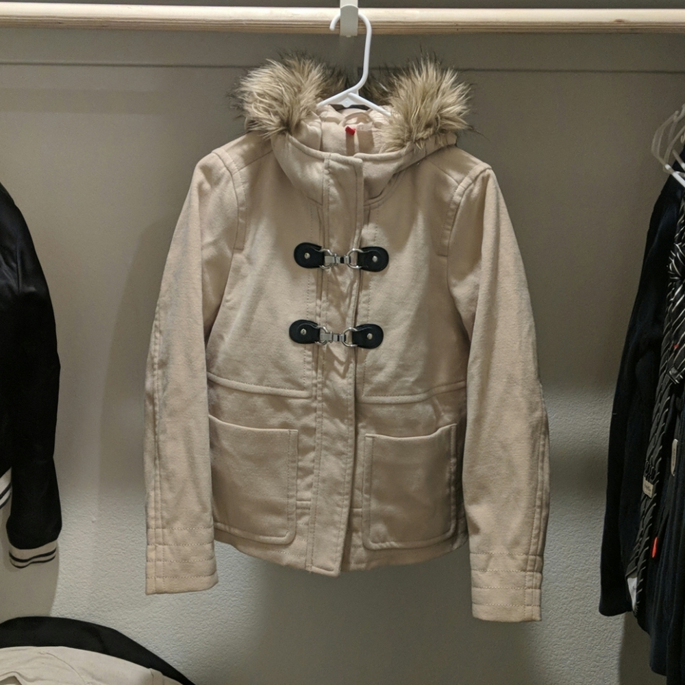 H&m coat faux fur